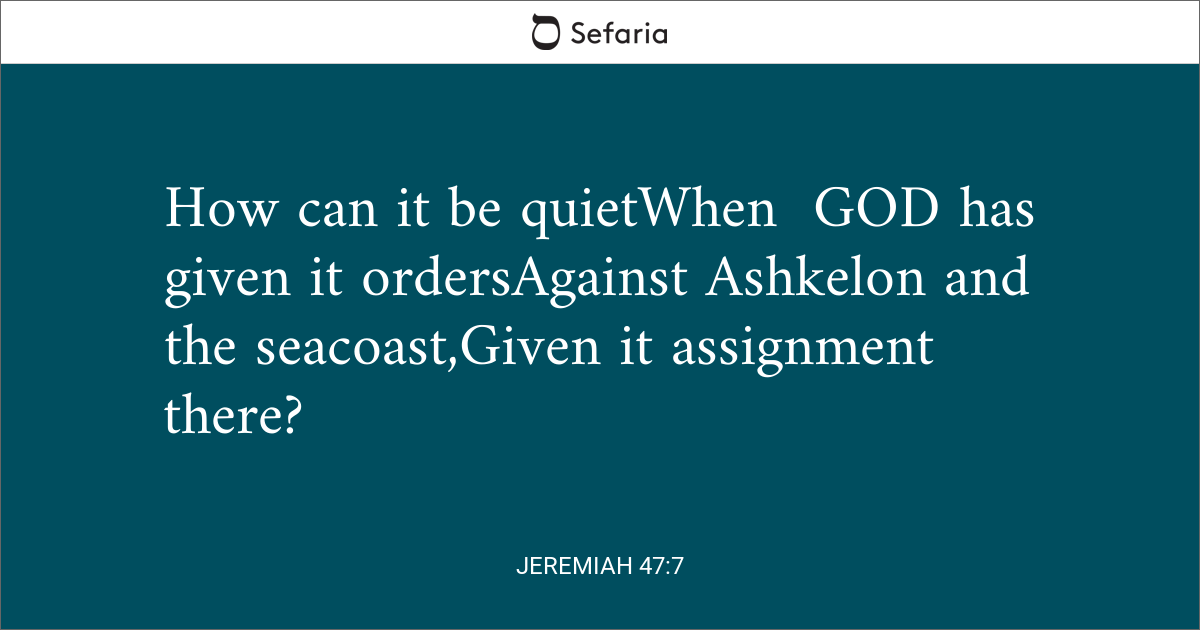 jeremiah 7 42