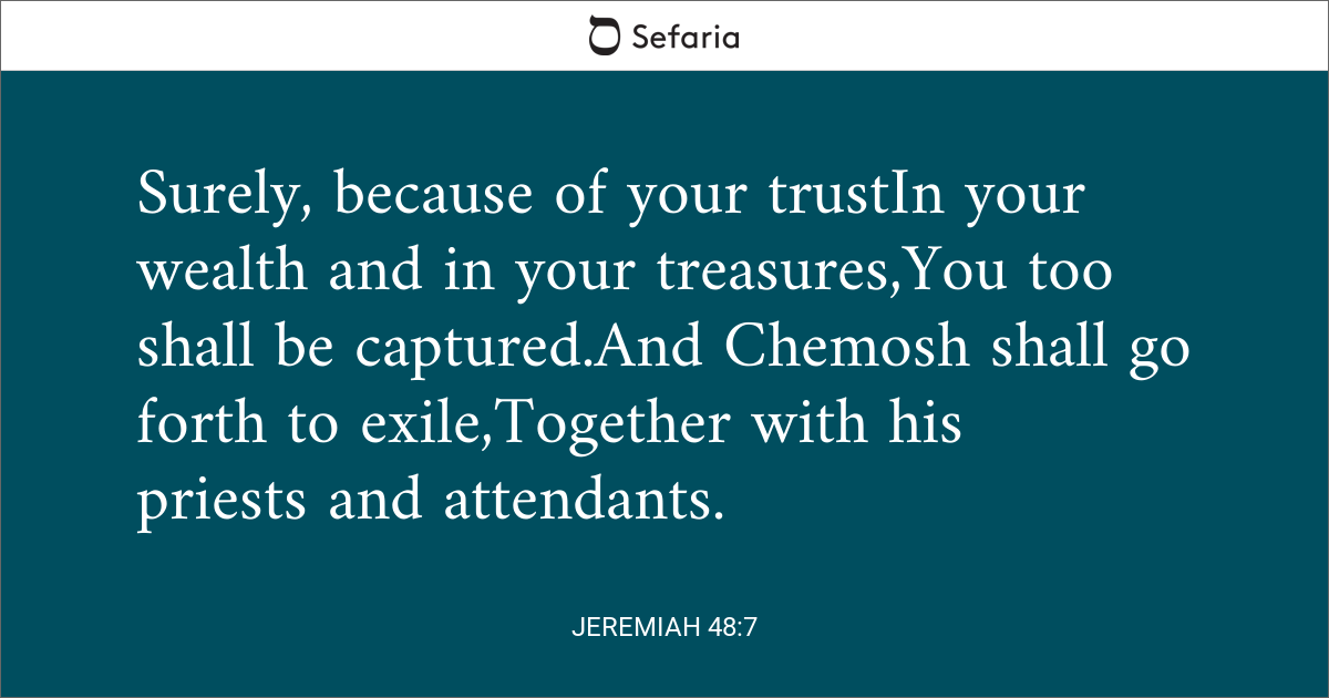 jeremiah 48 7