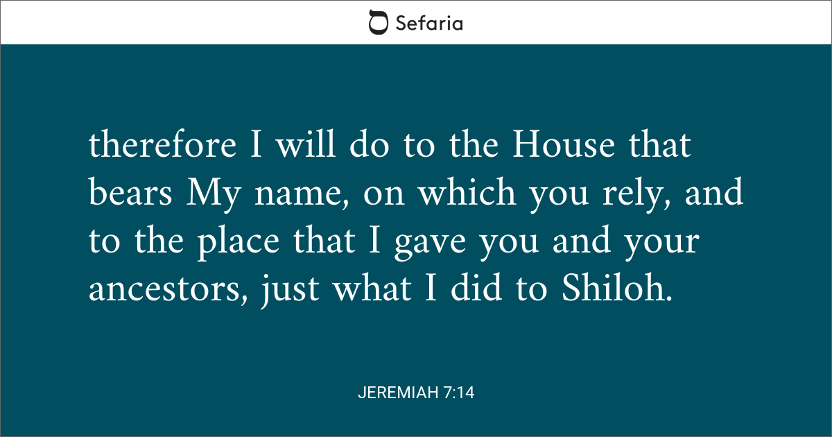 jeremiah 7 14