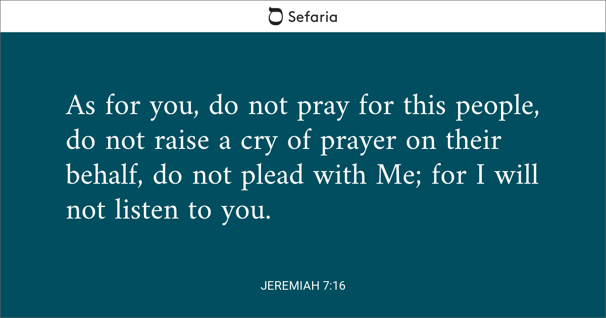 jeremiah 7 16