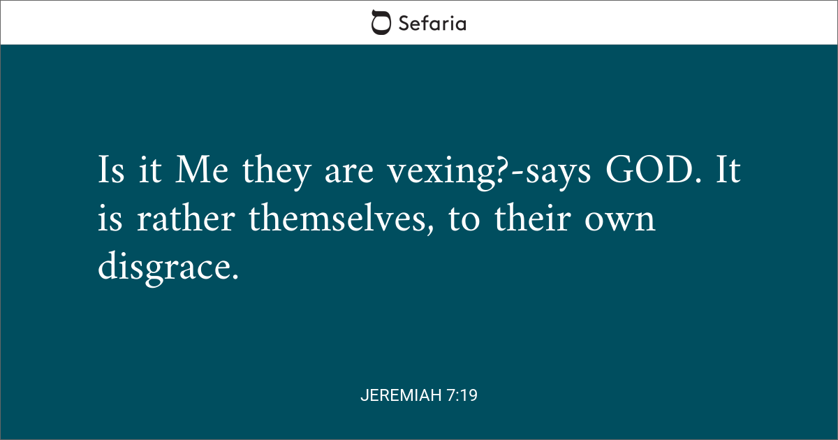 jeremiah 7 19