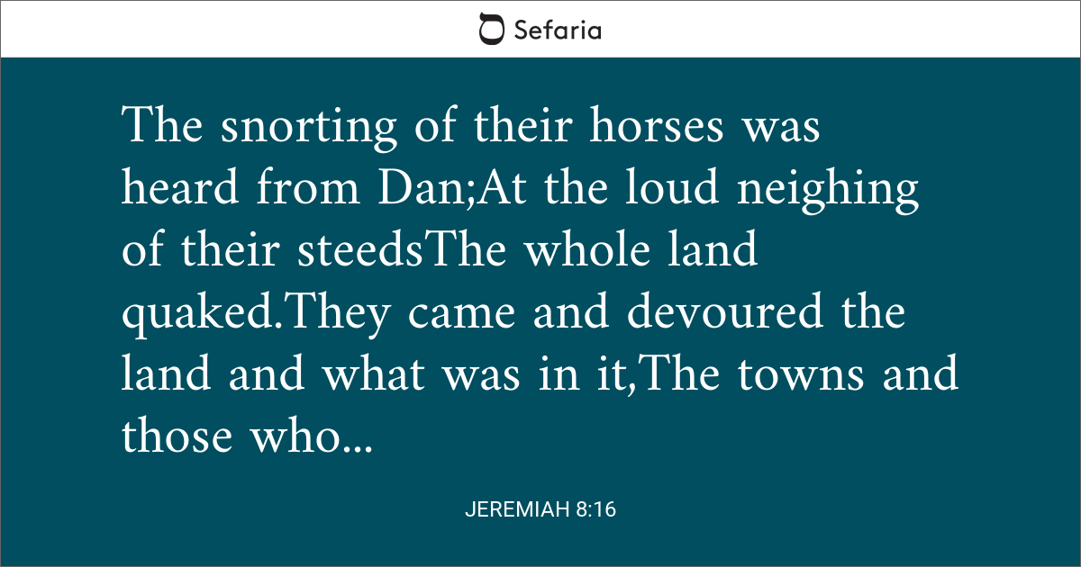 jeremiah 15 6 8