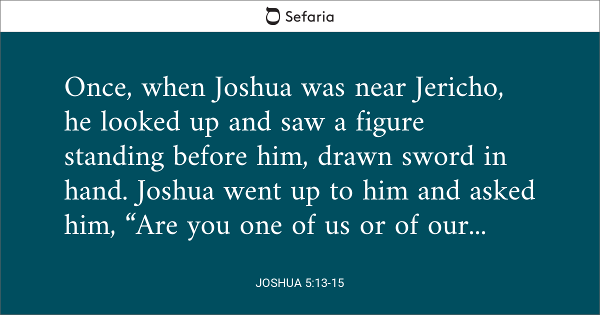 joshua 5 13 15 meaning