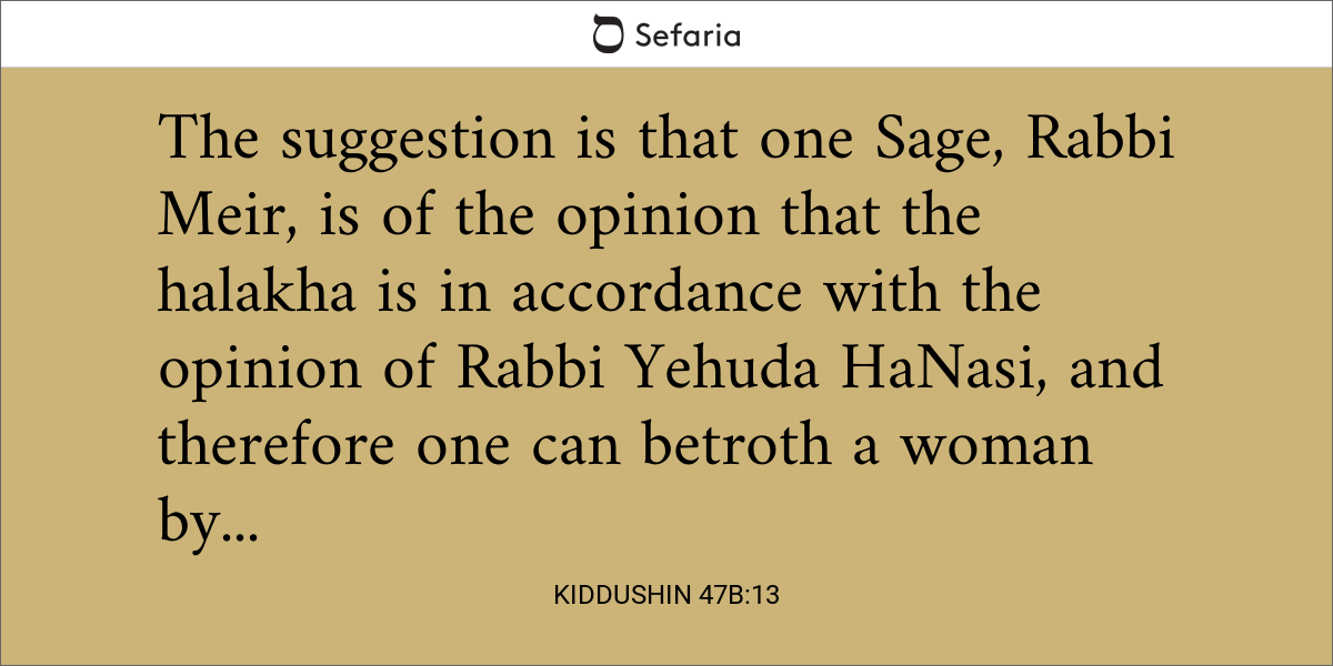 Kiddushin 47b:13