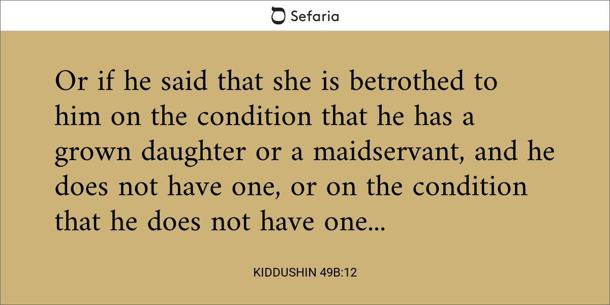 Kiddushin 49b:12