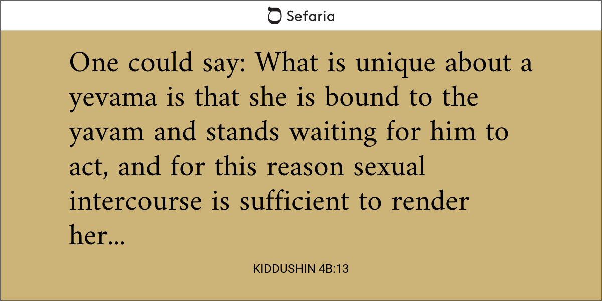 Kiddushin 4b:13