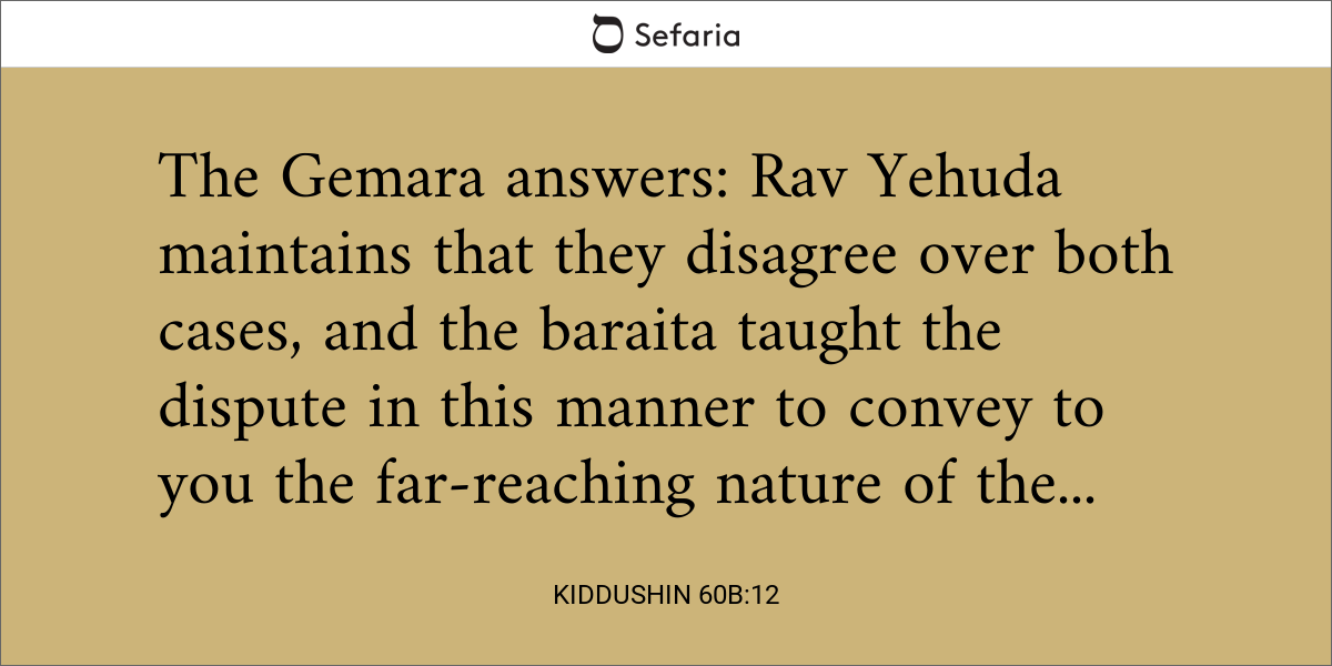 Kiddushin 60b:12