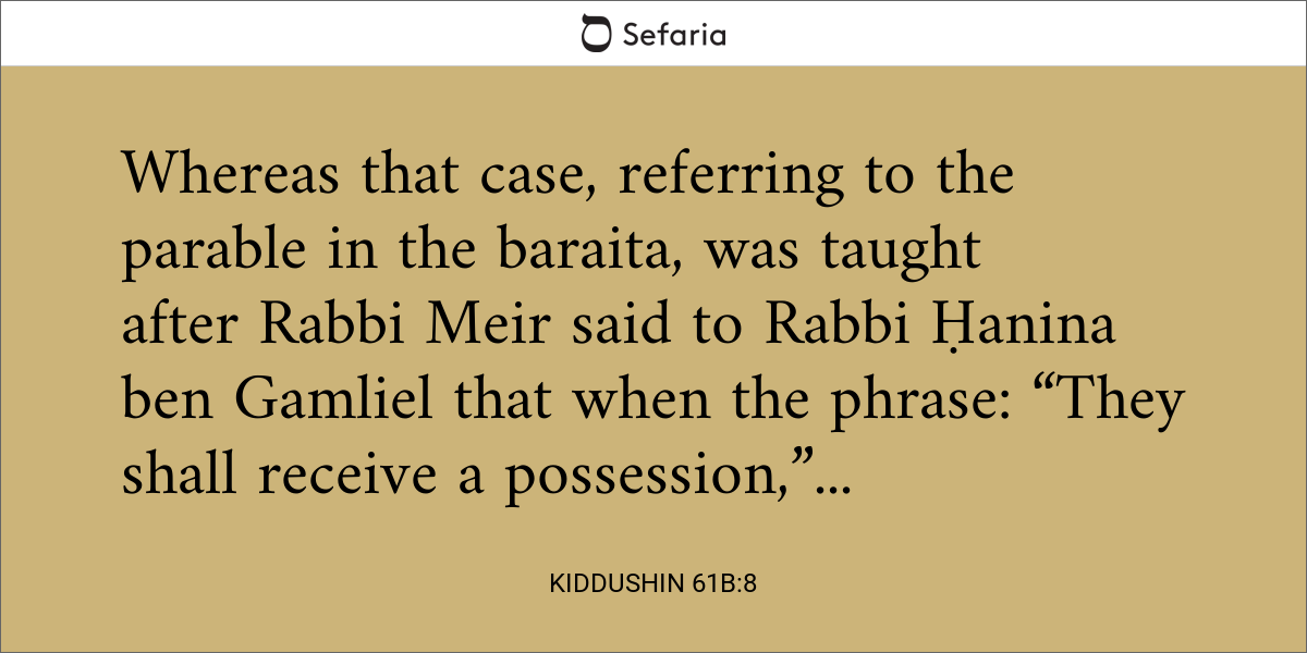 Kiddushin 61b:8