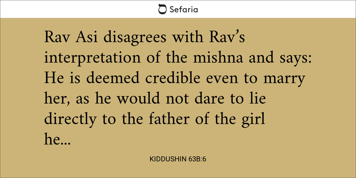 Kiddushin 63b:6