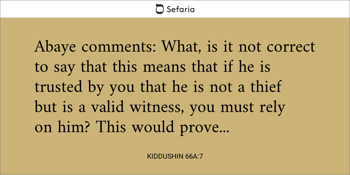 Kiddushin 66a:7