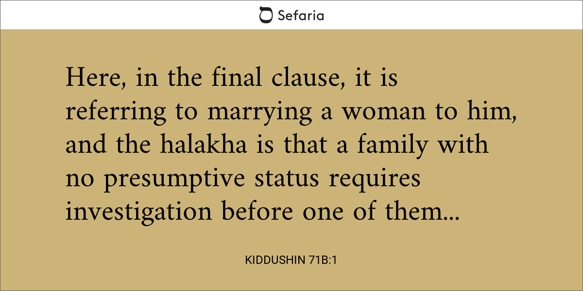 Kiddushin 71b:1