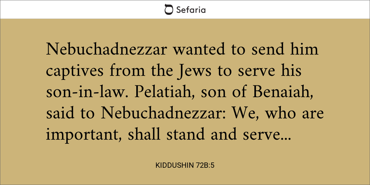 Kiddushin 72b:5