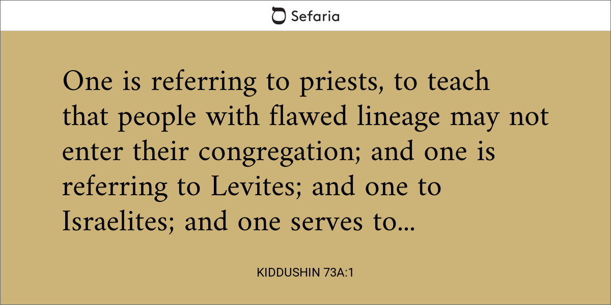 Kiddushin 73a:1