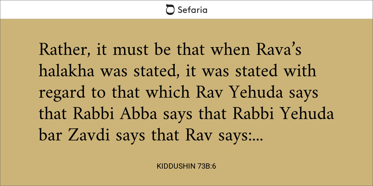 Kiddushin 73b:6