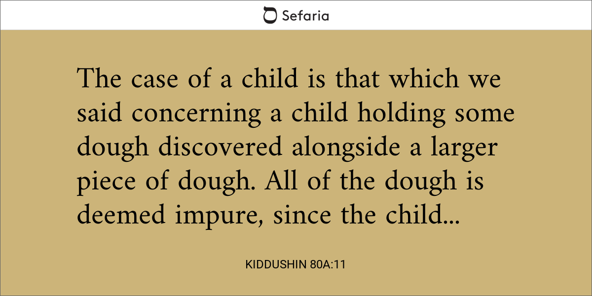 Kiddushin 80a:11