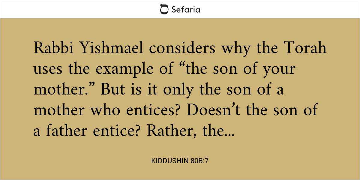 Kiddushin 80b:7