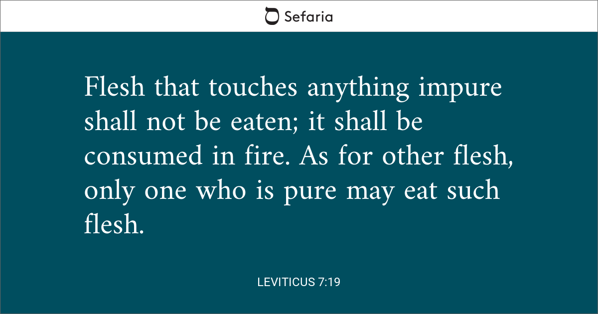 Leviticus 7:19