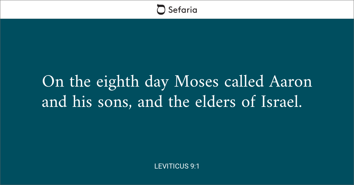 Leviticus 9:1