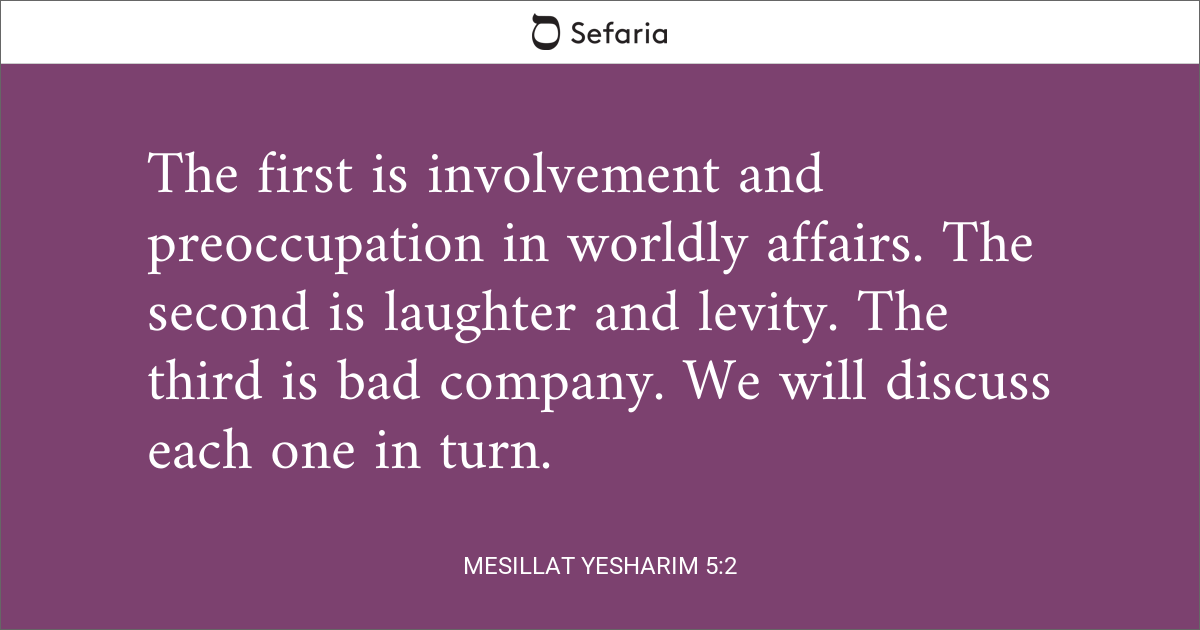 Mesilat Yesharim 5:2