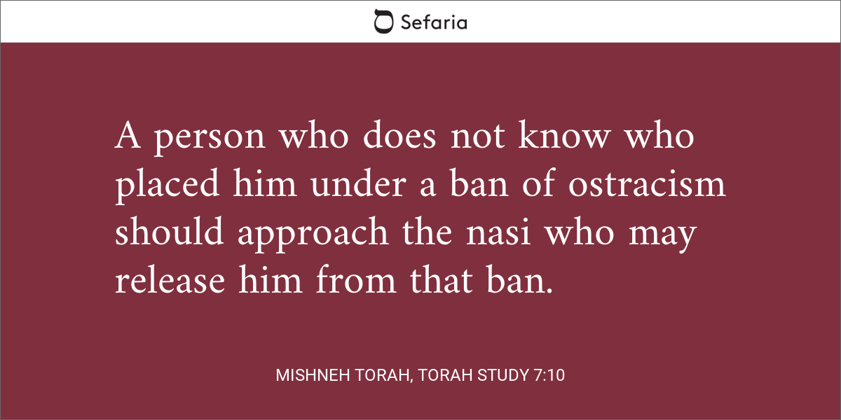 Mishneh Torah, Torah Study 7:10