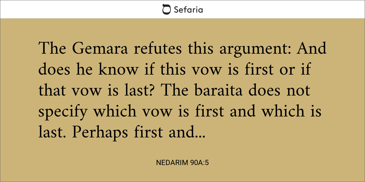 Nedarim 90a:5