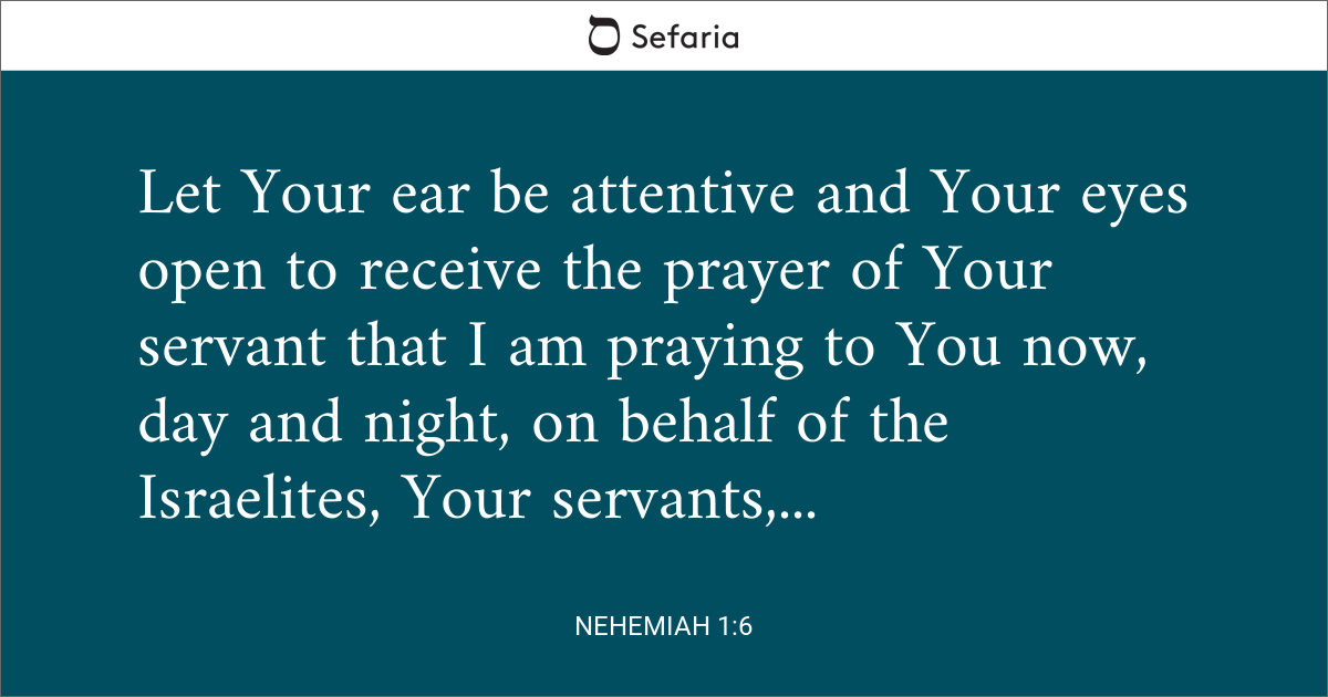 nehemiah 1 6 7