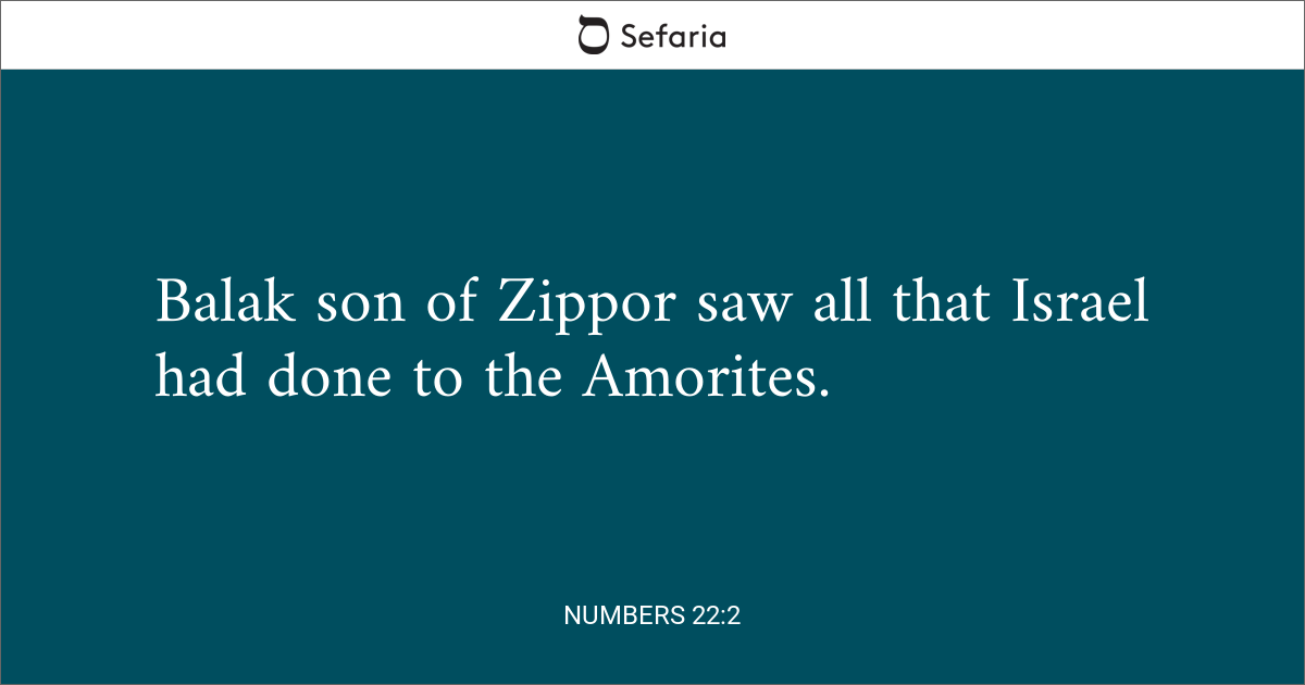 Numbers 22:2