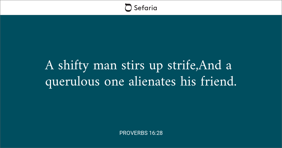 proverbs 16 28-33