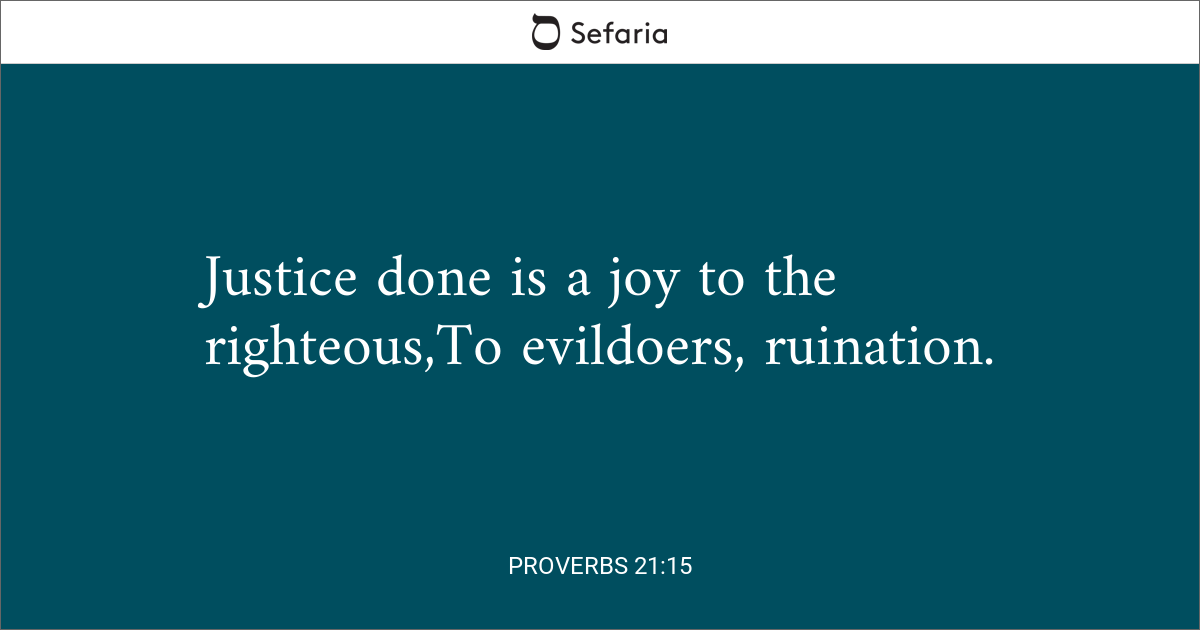 proverbs 15 9 21