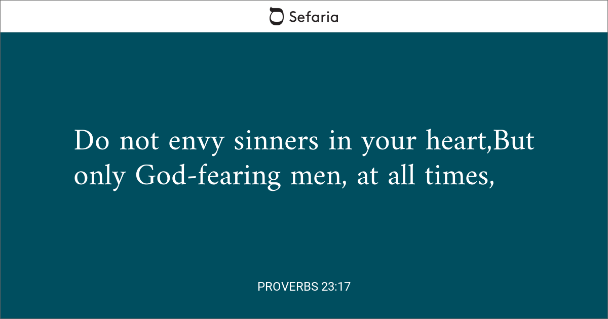 proverbs 23 17 18 commentary