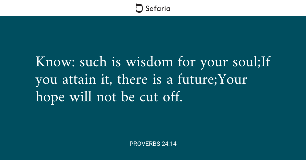 Proverbs 24:14