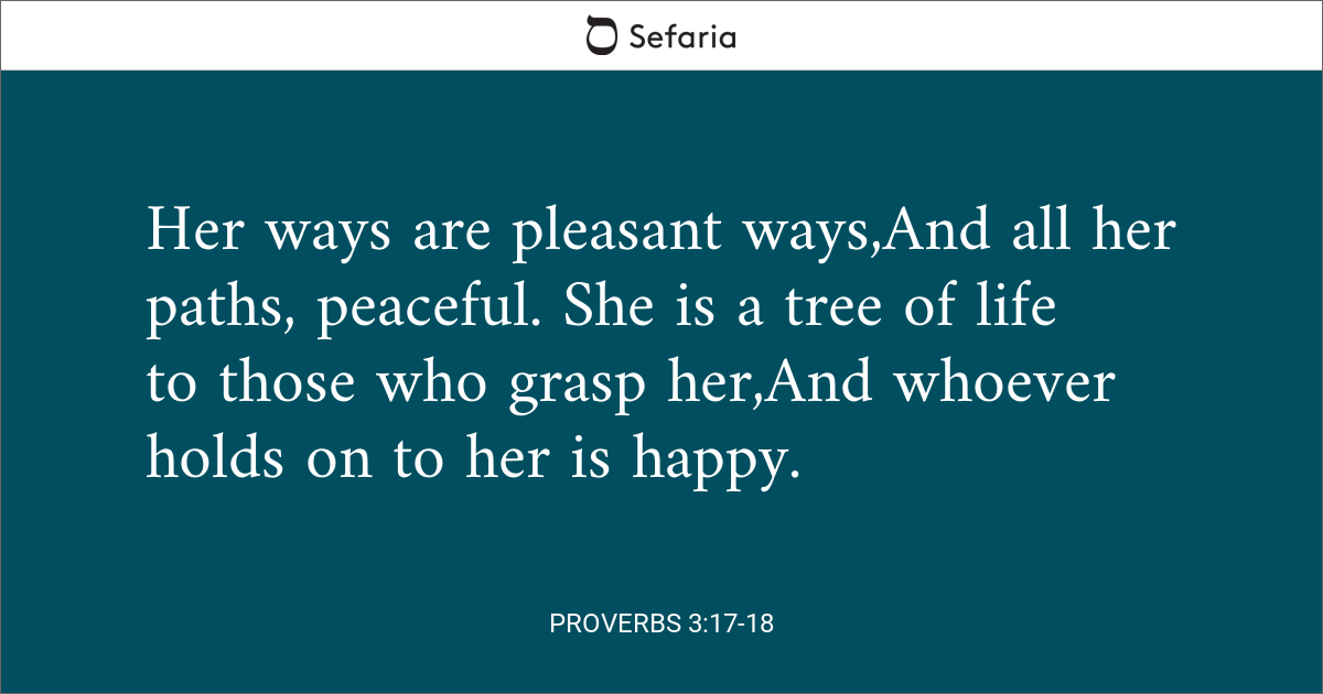 proverbs 3 17 in hebrew