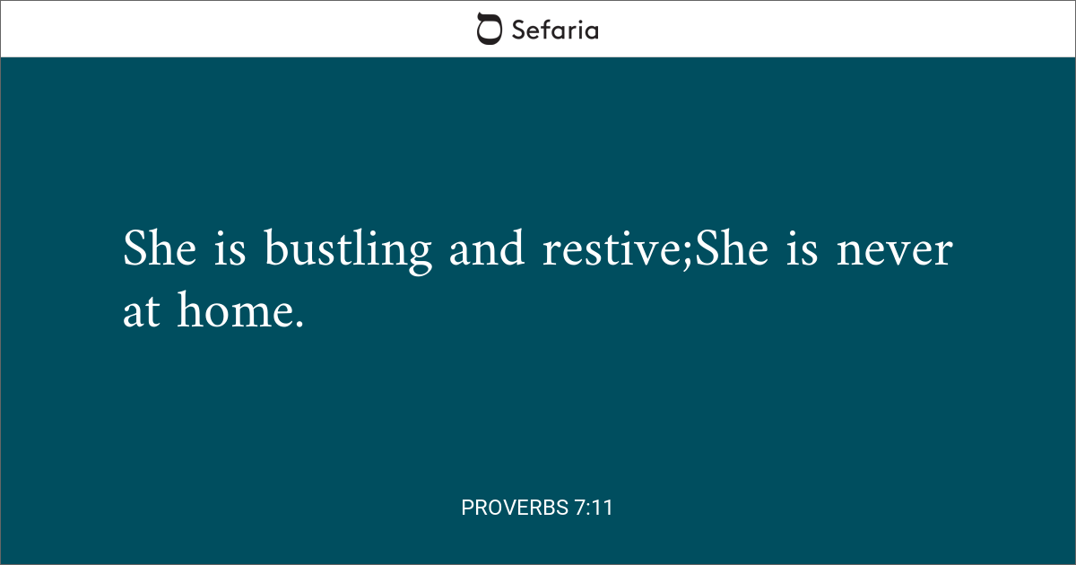 proverbs 6 7 11