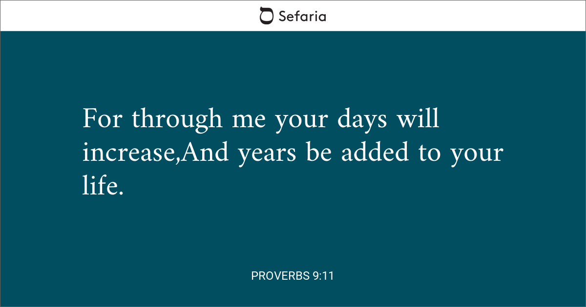 proverbs 9 10-11