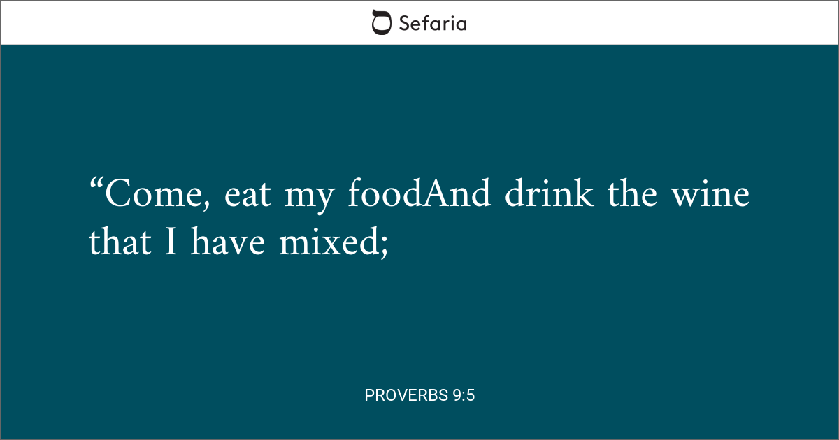 proverbs 9 5