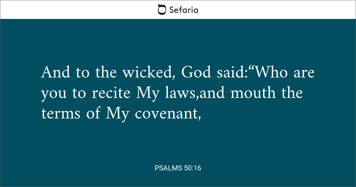Psalms 50:16