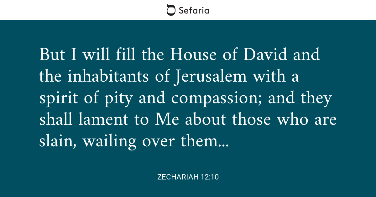 zechariah 12 10